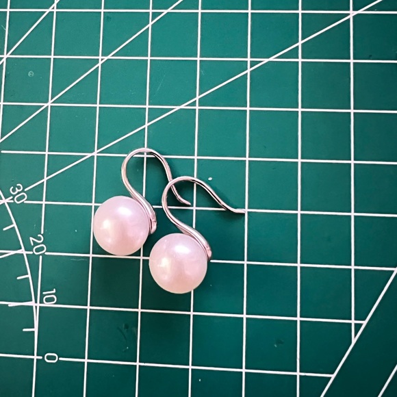 Real pearl earrings - Picture 8 of 12